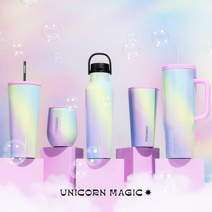 Corkcicle Stemless Wine Tumbler - Keeps Drinks Cold for 6 Hours - Triple-Insulated Stainless Steel - Non-Slip Base - Summer Drinkware Gift - Keeps Drinks Ice Cold - 12 oz - Rainbow Unicorn - Image 8
