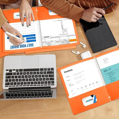 BIBRADAA® 50 Packs Orange Folders - Image 5