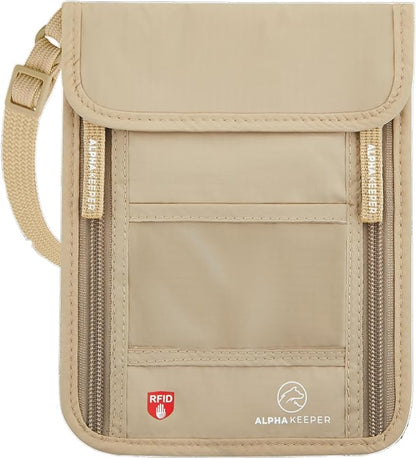 Alpha Keeper Neck Wallet, Travel Pouch by Alpha+Keeper