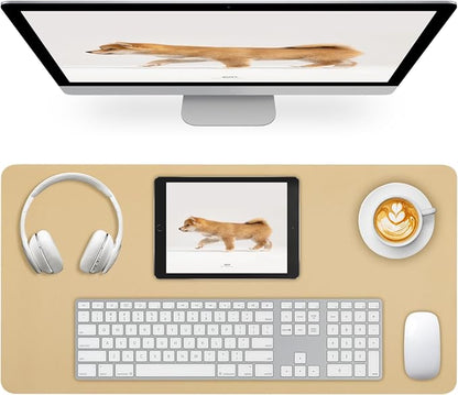 Non-Slip Desk Pad Mat, Leather Desk Mat by Meetcolor