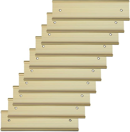 10 Pack Aluminum Name Plate Holders by Unknown