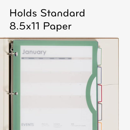 U Brands Poly 5-Tab Three Ring Binder Dividers - Image 5
