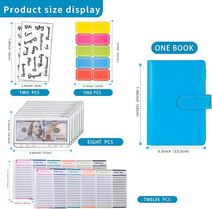 NICOOTH Budget Binder A6 Money Saving Binder - Image 2