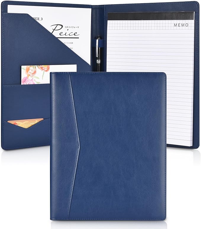 Pacific Mailer Padfolio Portfolio Leather Binder, Interview Legal Document by PacificMailer