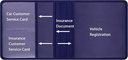 Wisdompro Small Car Registration and Insurance Documents Holder - Image 3