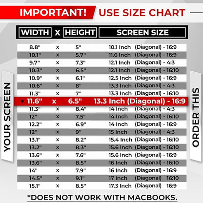 SightPro Magnetic Laptop Privacy Screen 13.3 Inch 16:9 - Image 8