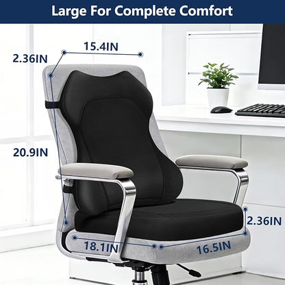 Seat Cushion, Lumbar Support Pillow - Image 2