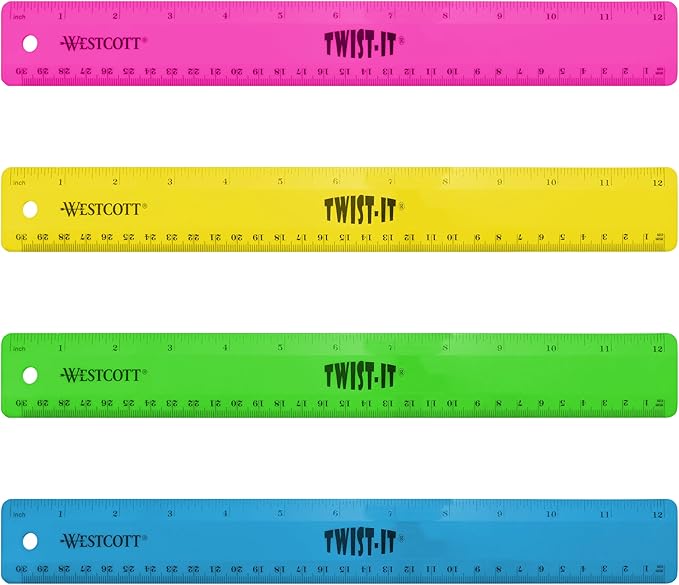 Westcott 12" Twist It Flexible Ruler - Image 5