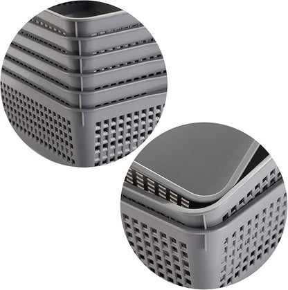 Aebeky A4 Size Plastic Paper Storage Trays, Desktop File Organizer Baskets - Image 3