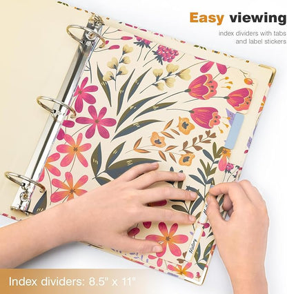 Ospelelf 3 Ring Binder, 2 Inch Letter Size - Image 6