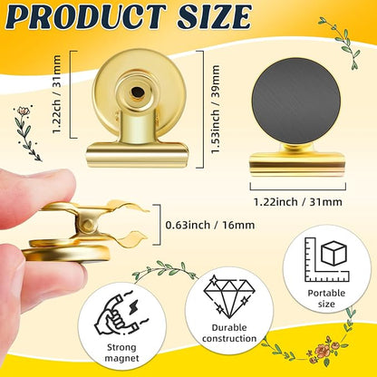 Grtard 6 Pack Magnetic Clips Heavy Duty, Magnet Clips - Image 2