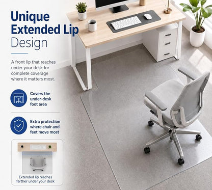 Chair Mat for Carpet- Low Pile Carpet Protector for Office Gaming Computer Desk - Image 9