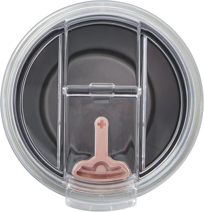BUILT 24oz Shasta Double Wall Vacuum Insulated Stainless Steel Tumbler with Easy to Clean Flip to Open Lid, Oat - Image 6