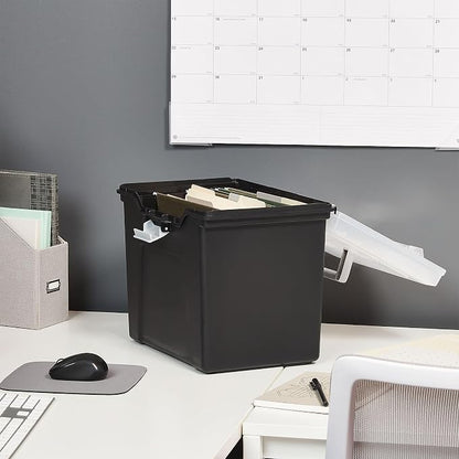 STAPLES File Box File Portable Tote, Letter Size - Image 7
