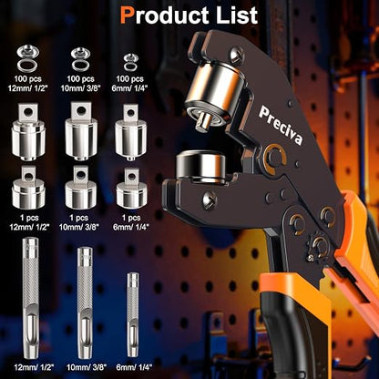 Preciva 3-Size Grommet Tool Kit - Image 2