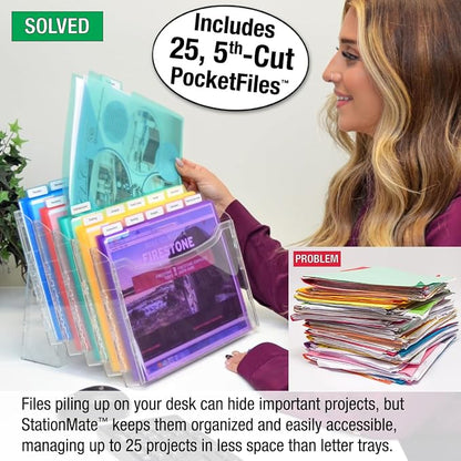 Ultimate Office StationMate Desktop Organizer. Complete Project Manager and - Image 2