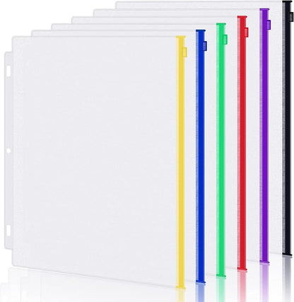 Antner 6 Pack Letter Size Binder Pockets by Antner