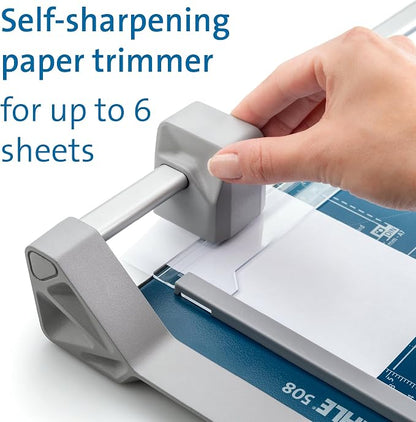 Dahle 508 Personal Rotary Trimmer, 5 Sheet Capacity, Self-Sharpening, Automatic - Image 3