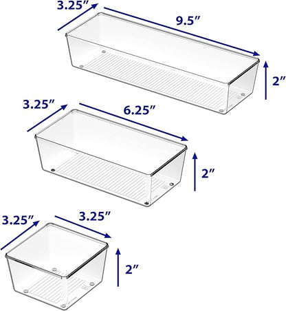 Simple Houseware Clear Drawer Organizer - Image 7