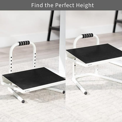 VIVO Ergonomic Height Adjustable Foot Rest Relief Platform, Elevated Stool - Image 8