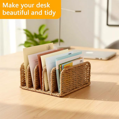 Desk Mail Organizer Large Capacity Mail Holder - Image 3