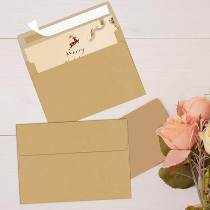 100 Packs 5x7 Kraft Envelopes, A7 Envelopes - Image 6