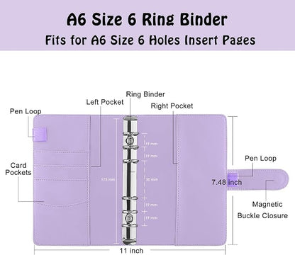 Antner A6 PU Leather Notebook Binder - Image 2
