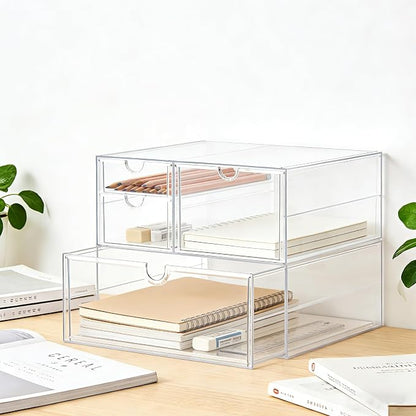 Prsildan Acrylic Drawer Makeup Organizer - Image 7
