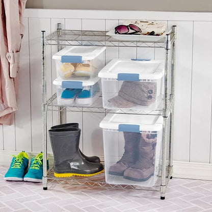Sterilite 12-Pack Latching Box, Under Bed Storage Bins - Image 10