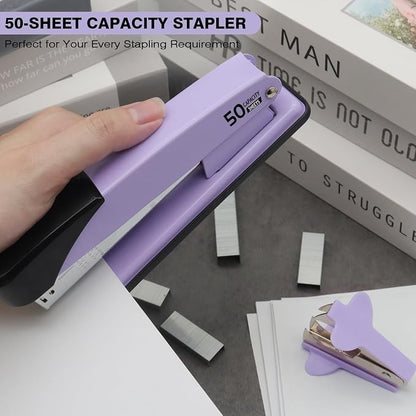 Metal Heavy Duty Stapler, 50 Sheet Capacity Stapler - Image 3