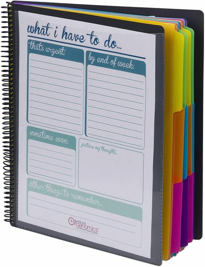 Smead Project Organizer, 24 Pockets, Tear Resistant Poly, 1/3-Cut Tabs - Image 3