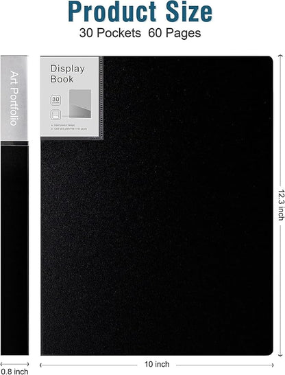 Art Portfolio 3 Packs 9"x12" Display Book Presentation Book Folder - Image 5