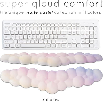 Rainbow Cloud Keyboard Wrist Rest – Create-ables Qloud Rainbow Wrist Rest - Image 2