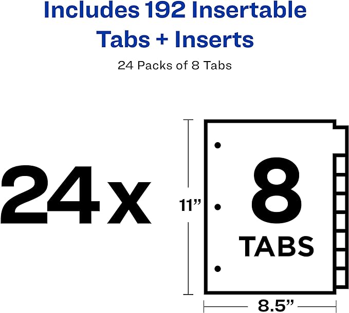 Avery Big Tab Insertable Dividers - Image 5
