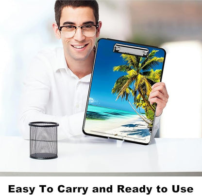 Blue Beach Palm Tree A4 Clipboard - Image 6