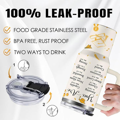2026 Graduation Gifts for Her, Him - Class of 2026 Tumbler 40oz - Congrats Grad Gift for Class of 2026 - Masters Degree, PHD, High School Senior, College Graduation Gifts for Graduate Students - Image 4
