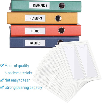 Chinco 30 Pack Self-Adhesive Index Card Pockets - Image 5