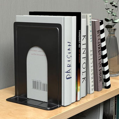 MaxGear 8.5 in Extra Large Heavy Duty Metal Book Ends, Bookends - Image 7