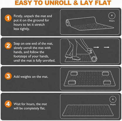 Chair Mat for Carpet- Low Pile Carpet Protector for Office Gaming Computer Desk - Image 6