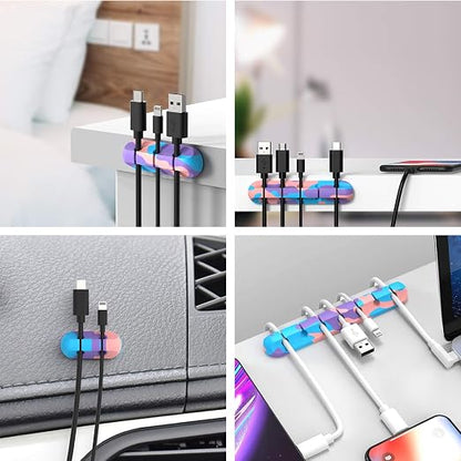 INCHOR Cable Organizer, Cord Organizer Cable Management, Cable Clips USB Cable - Image 7