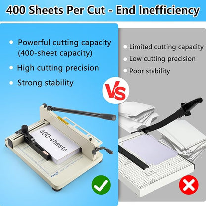 Ecraft Heavy Duty 12" Guillotine Paper Cutter - Image 3