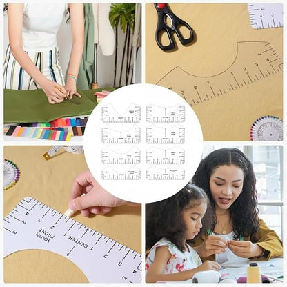 MFJUNS 10 PCS T-Shirt Ruler Guide - Image 5