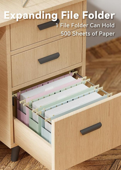 Ansook Hanging File Folders Letter Size, Plastic Hanging Folders - Image 5