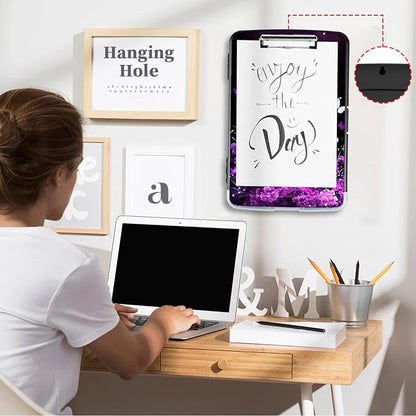 Clipboard with Storage, Heavy Duty Plastic Nursing Clip Board Foldable - Image 7