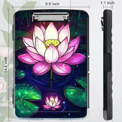 Pink Lotus Flower A4 Clipboard - Image 3