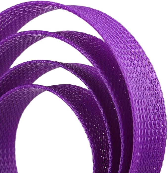 25ft PET Expandable Braided Cable Sleeve 3/8inch Pet Braided Cable Sleeve - Image 2