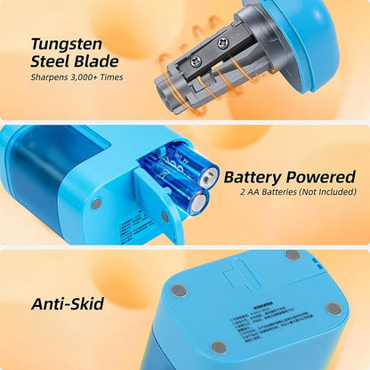 deli Electric Pencil Sharpener, Portable Pencil Sharpener - Image 4