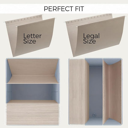 Decorative File Organizer Box Set of 2 - Image 5