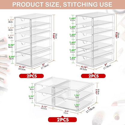 caktraie Makeup Organizer Storage - Image 3