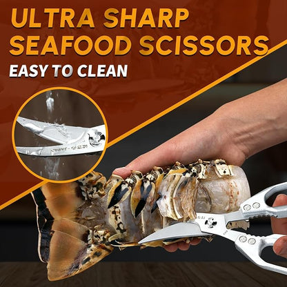 Huusk Seafood Scissors Silver - Image 2
